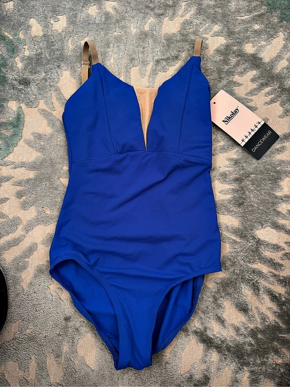 Nikolay Charlotte Camisole Leotard Blue XS